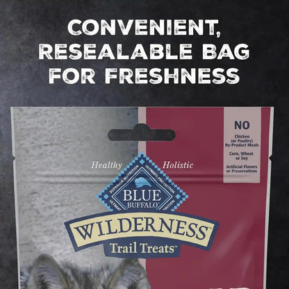 Blue Buffalo Wilderness Trail Treats Salmon Crunchy Dog Biscuits, Grain-Free & High-Protein, Bite-Sized Training Treats Made with Real Salmon & Natural Ingredients, 10-Oz Bag5