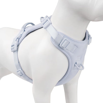 No Pull Dog Harness, Puppy Vest with Front Clip for Small Medium Large Sized Dog(Light Pink,L)13