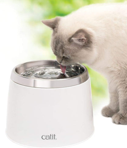 Catit Fresh & Clear Stainless Steel Cat Water Fountain, 500232