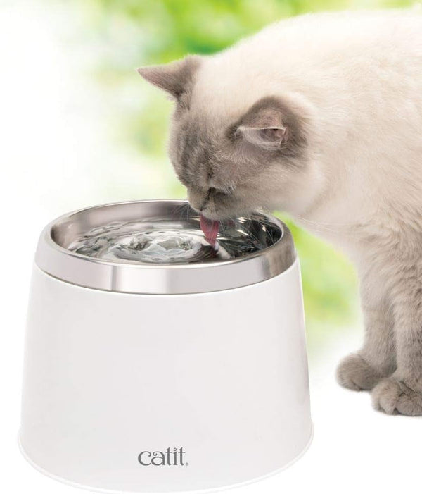 Catit Fresh & Clear Stainless Steel Cat Water Fountain, 500232