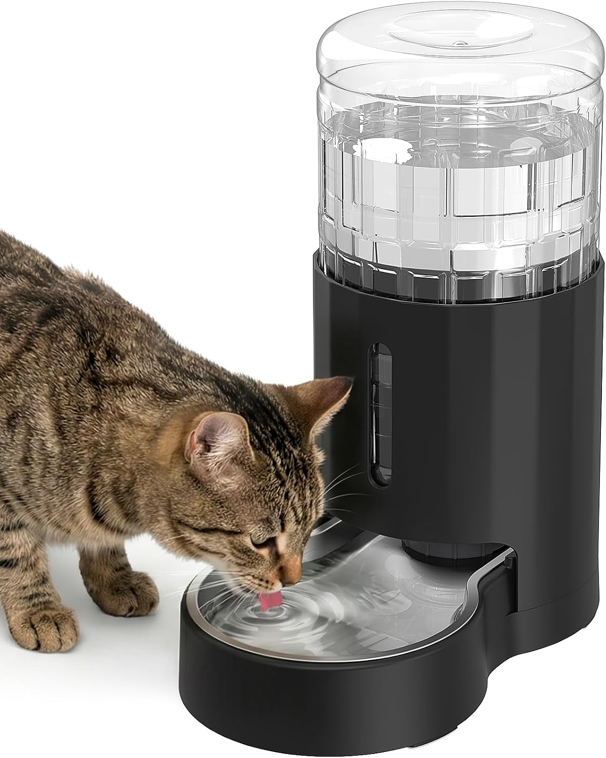junspow-cat-water-dispenser-and-stainless-steel-bowl-automatic-gravity-water-dispenser-for-cats-or-small-medium-size-dogs-large-capacity-easy-to-clean-and-safe-for-pets