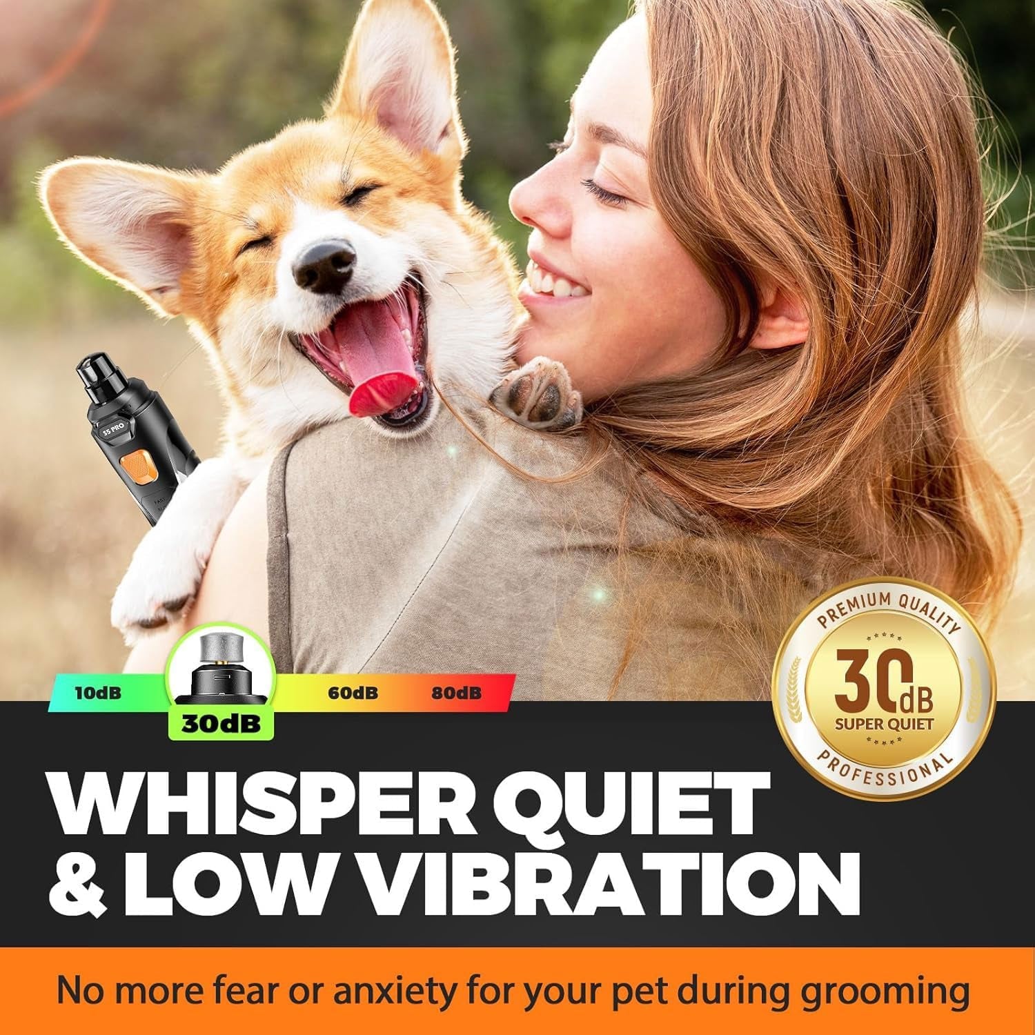 whisper-quiet-dog-nail-grinder-safe-stress-free-for-sensitive-dogs-cats-4-led-lights-3-grinding-bits-3-speed-pet-nail-trimmers-rechargeable-painless-grooming-kit-for-all-breeds-sizes
