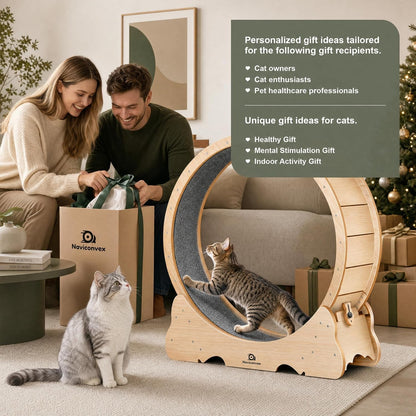 Cat Wheel, 46" XL Large Exercise Running Wheels with Detachable Carpet for Indoor Cats9