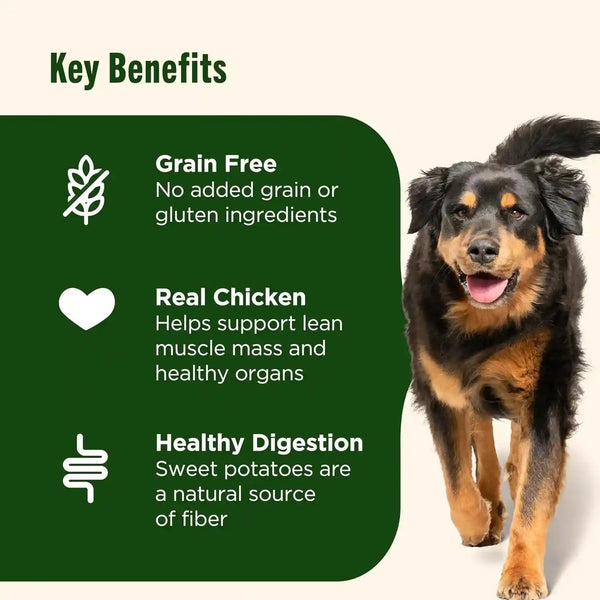 Nutrish Grain Free Chicken Dry Dog Food, 26 Lb. Bag, (Rachael Ray) | Made with Sweet Potatoes to Support a Healthy Digestion, No Added Grain or Gluten Ingredients or Artificial Preservatives5