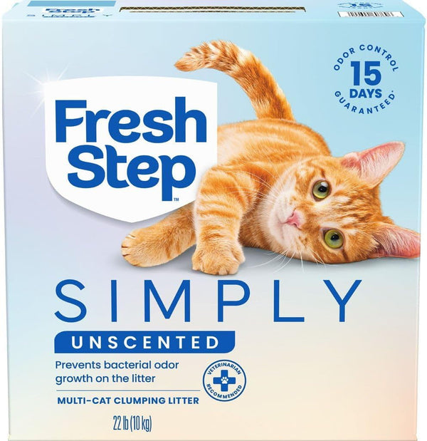 Fresh Step, Clumping Cat Litter Simply Unscented, 352 Ounce1