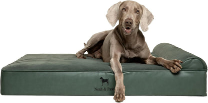 NOAH & PAW Large Dog Bed, 35X25X8.7 Inch, Orthopedic Dog Beds, Eggshell Memory Foam Infused with Cooling Gel, Water Resistant, Machine Washable, Includes Inner Cover (Velvet Collection)31