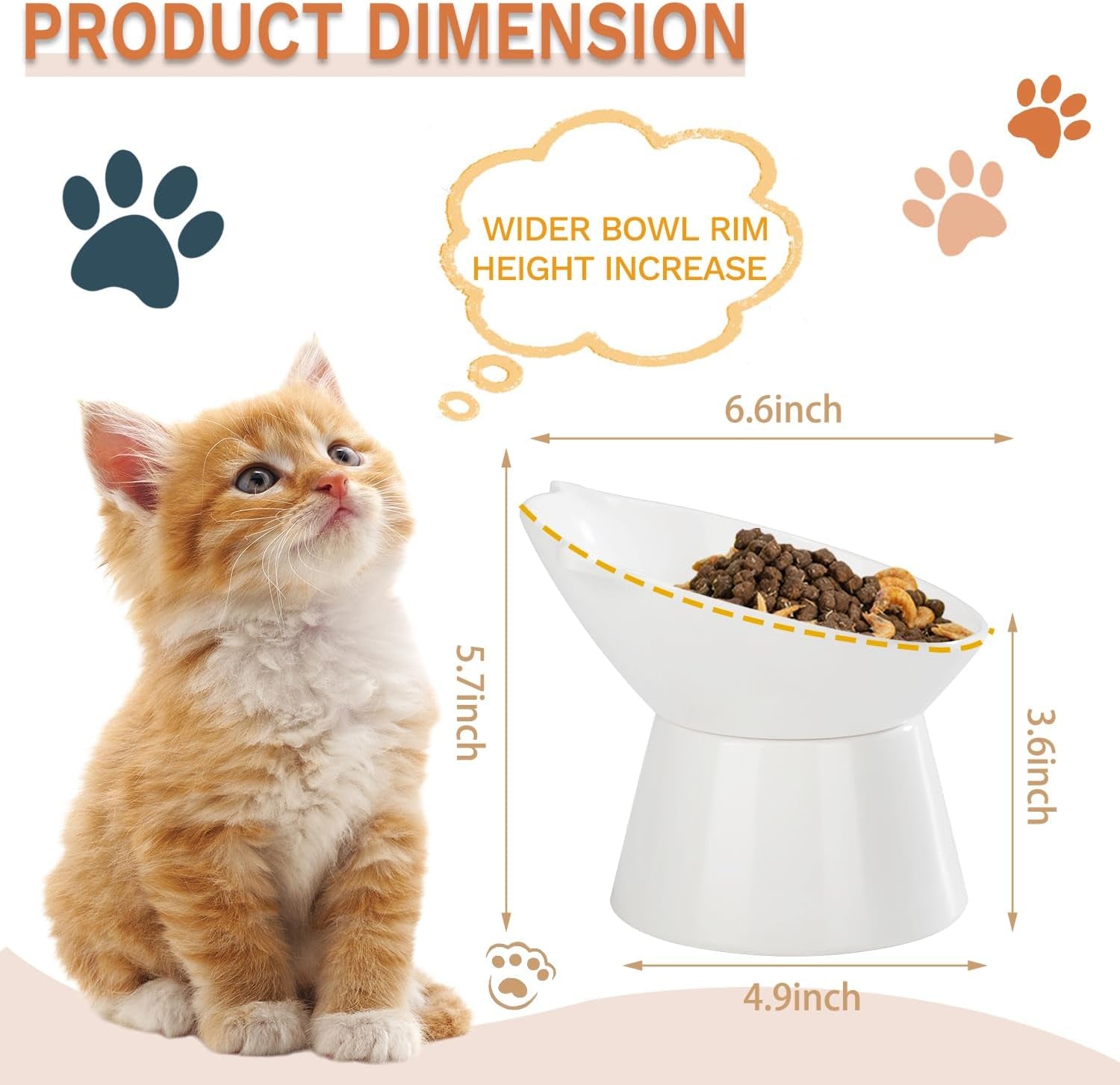detachable-elevated-cat-bowls-15-tilted-raised-cat-food-bowl-anti-vomiting-whisker-friendly-adjustable-pet-cat-dishes-for-protecting-spine-adult-kitten-white
