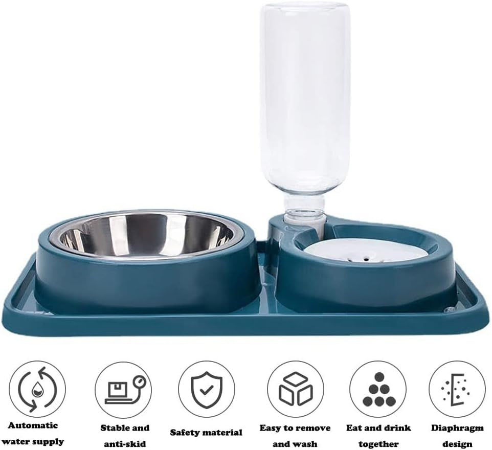 love-dream-double-dog-cat-bowls-anti-slip-pet-food-and-water-bowl-set-automatic-gravity-water-dispenser-bottle-detachable-stainless-steel-bowl-no-spill-for-indoor-cats-dogs-puppy-kitten-rabbit