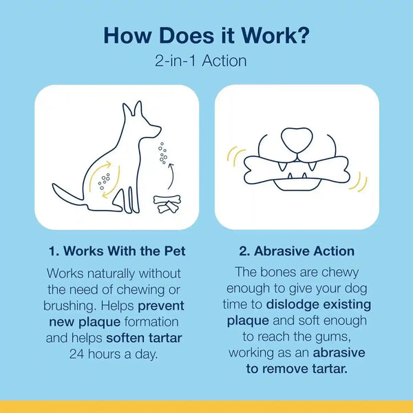 Proden Plaqueoff System Dental Care Bones - Dog Teeth Cleaning Bones for Oral Hygiene -Medium/Large Canine Formula - Bacon Flavor -17 Oz(Packaging May Vary) | Dog Teeth Cleaning Chews for Fresher Breath - VOHC Approved Dental Chews to Reduce Plaque & Tartar - Medium to Large Breeds8