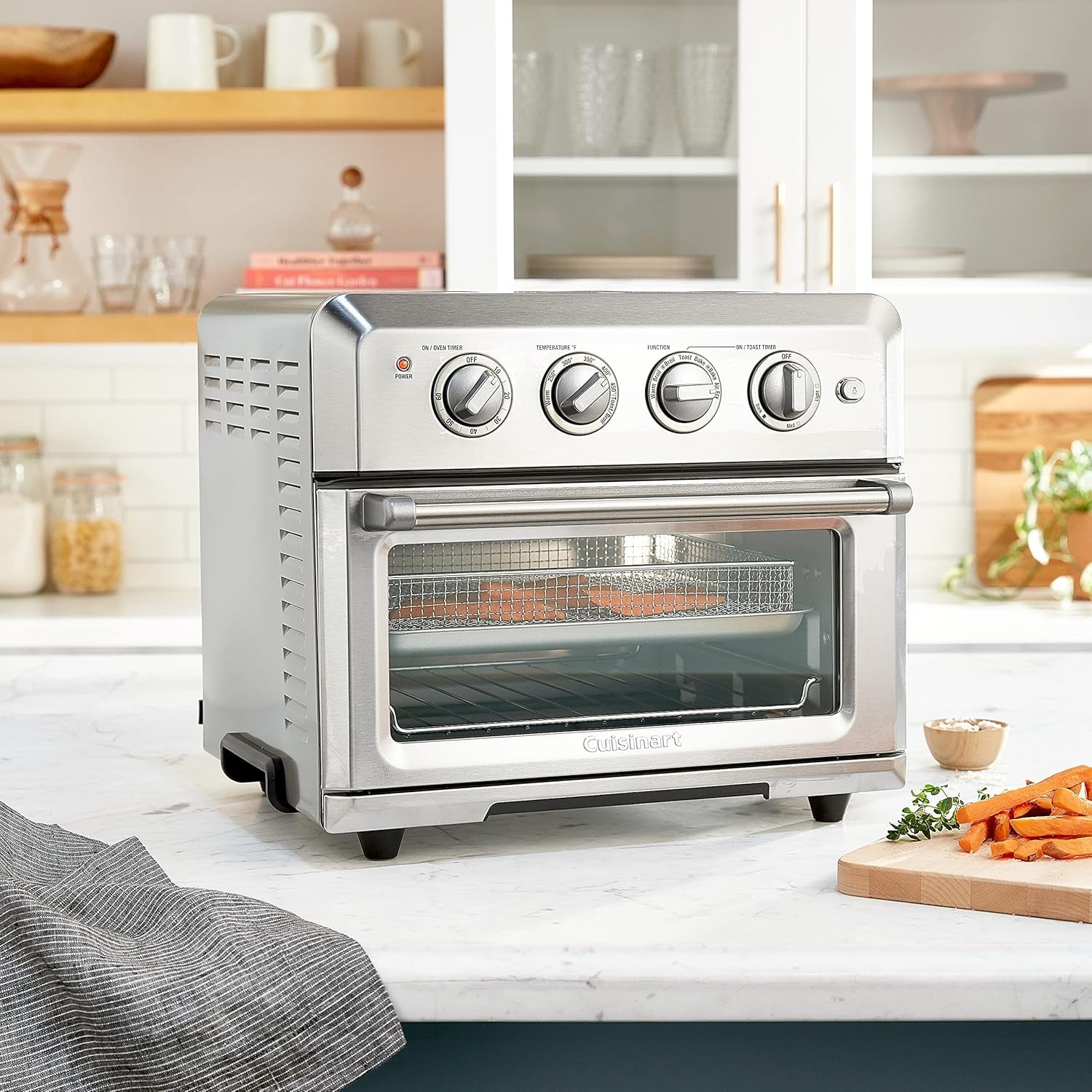convection-toaster-oven-airfryer-combo-6-in-1-1800-watts-xl-capacity-convection-oven-with-60-minute-timer-auto-off-for-toast-bake-or-broil-stainless-steel-ctoa-122