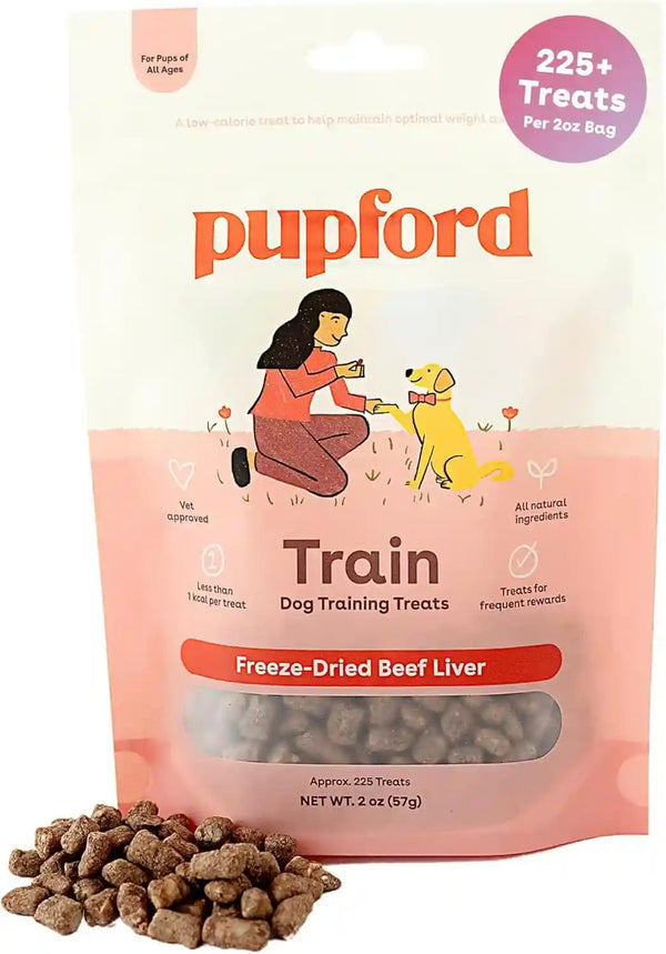 Pupford Freeze Dried Training Treats for Dogs & Puppies, 475+ Three Ingredient Bites (Beef Liver, 4 Oz)14