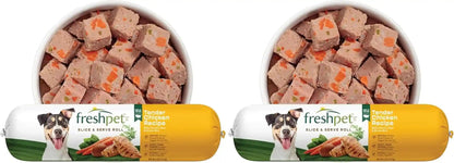 Freshpet Fresh Dog Food, Slice & Serve Roll, Tender Chicken Recipe, 6 Lb.16