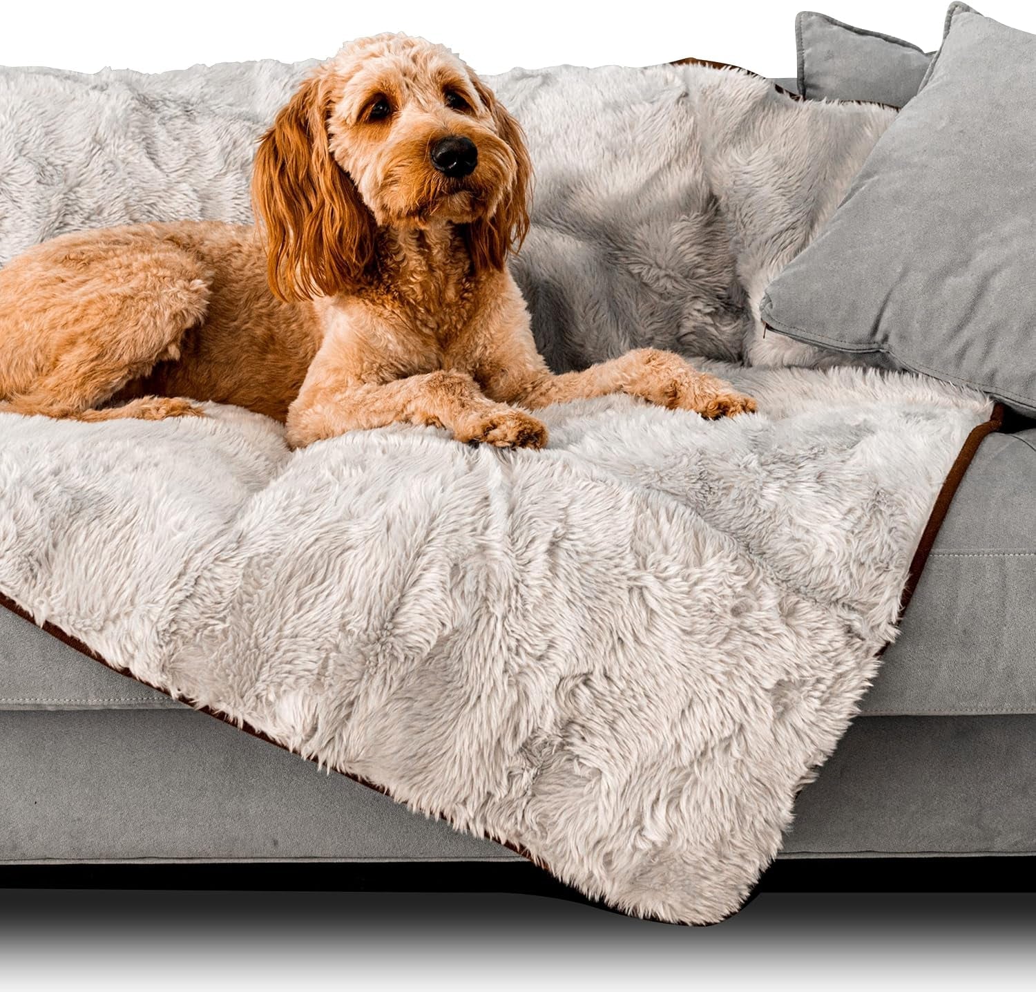 paw-brands-pupprotector-waterproof-throw-blanket-white-brown-60x50-waterproof-machine-washable-protects-couches-beds-car-seats
