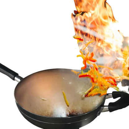 Wok, Stir-Fry Pan, 12-Inch Aluminum Non-Stick Wok, Stay Cool Double Handle Pan, Dishwasher Safe, Oven Safe Pan.5