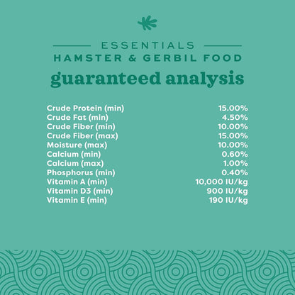 Oxbow Essentials Hamster Food & Gerbil Food, Hamster Pellets, USA, 15 Lb | High-Fiber Hamster Pellets, Gerbils & Dwarf Hamsters, Vitamin & Minerals, Complete Daily Diet, Prevents Selective Feeding9