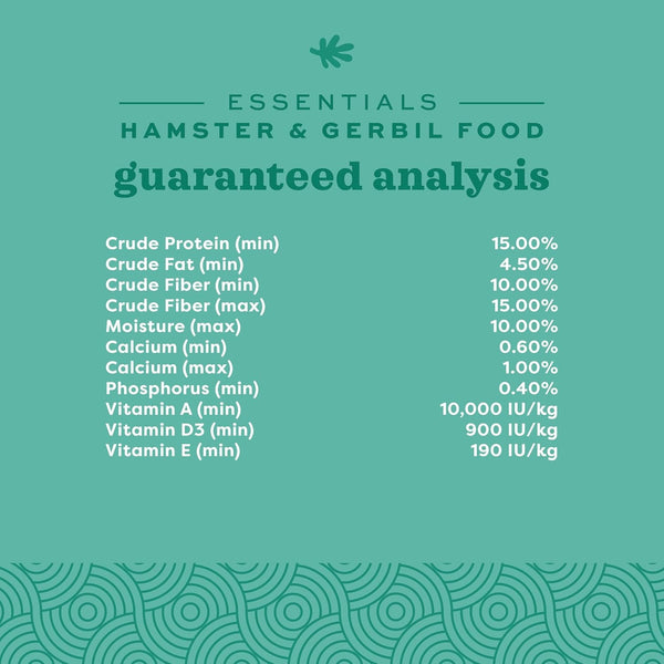 Oxbow Essentials Hamster Food & Gerbil Food, Hamster Pellets, USA, 15 Lb | High-Fiber Hamster Pellets, Gerbils & Dwarf Hamsters, Vitamin & Minerals, Complete Daily Diet, Prevents Selective Feeding9