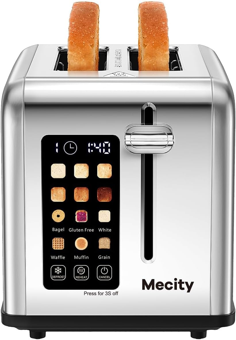 2-slice-toaster-touch-screen-1-5-wide-slot-stainless-steel-smart-bread-toaster-for-bagel-muffin-waffle-gluten-free-breads-timer-defrost-reheat-120v-825w