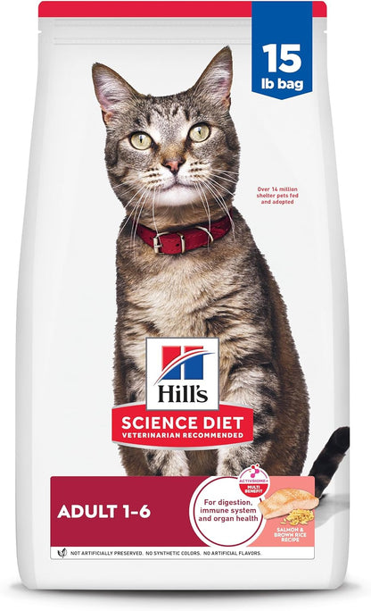 Hill'S Science Diet Adult 1-6 Dry Cat Food | #1 Veterinarian Recommended, Chicken Recipe, 4 Lb. Bag17