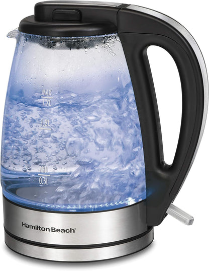 4-Slice Toaster Oven & 1.7L Glass Electric Kettle W/Auto Shutoff, Boil Dry Protection5