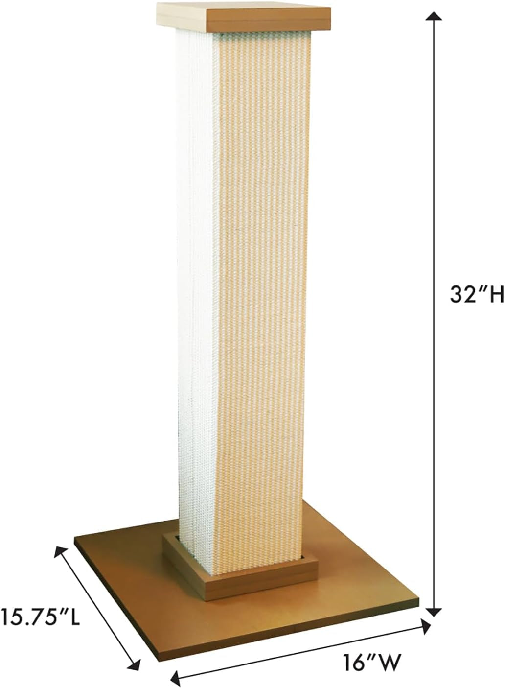 smartcat-pioneer-pet-ultimate-scratching-post-beige