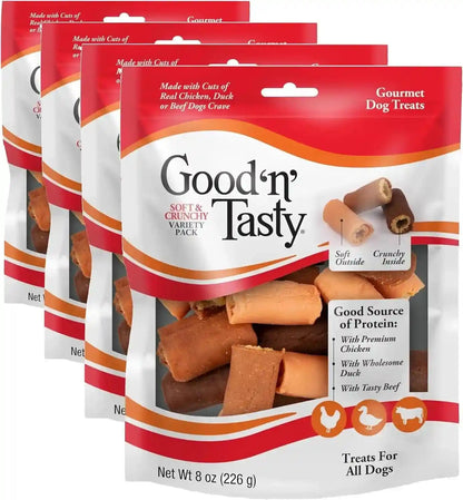 Good ‘N’ Tasty Soft and Crunchy Variety Pack, 3 Ounces, Treats for Dogs8