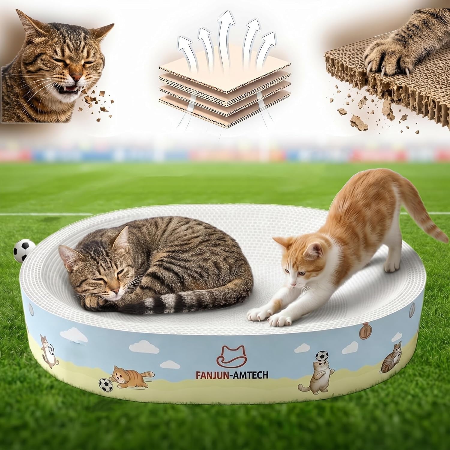 soccer-cat-scratcher-bed-no-mess-cat-scratching-pad-no-shed-cat-beds-and-scratch-pad-for-cats-plant-fiber-mess-free-cat-scratch-furniture-protector-stop-cats-eating-paper-craps