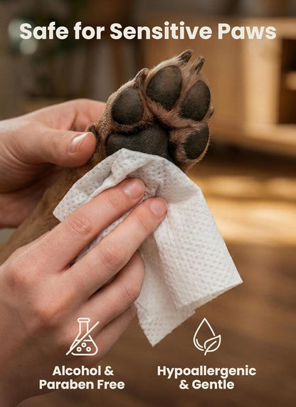 Pogi’S Dog Grooming Wipes – Hypoallergenic Pet Wipes for Paws, Body & Butt – Cleaning & Hydrating, Fragrance Free, 100 Count6