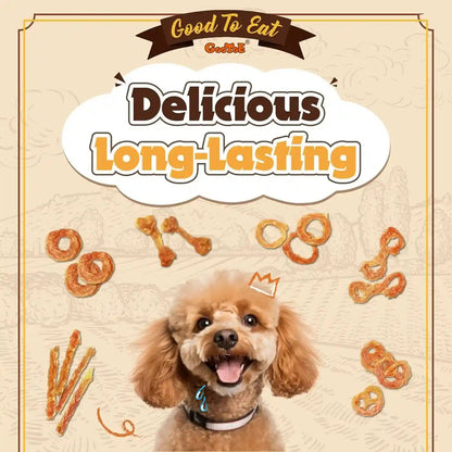 Gootoe Turkey Tendons, Dog Treats for Small Breeds, Bone (S), 6 Counts6