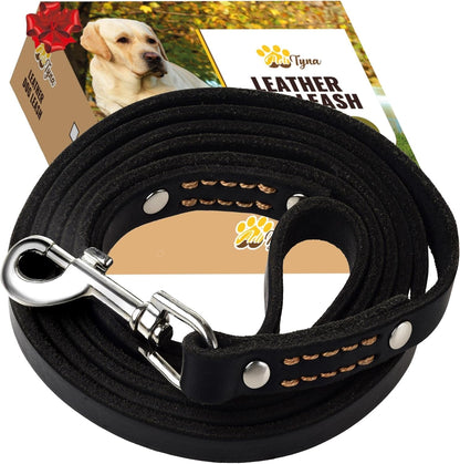 ADITYNA Leather Dog Leash for Small & Medium Dogs, 6Ft X 5/8" | Soft yet Strong Leather Leash for Walking, Training, Hiking — Great for Shih Tzu, Poodle, French Bulldog, Corgi.11