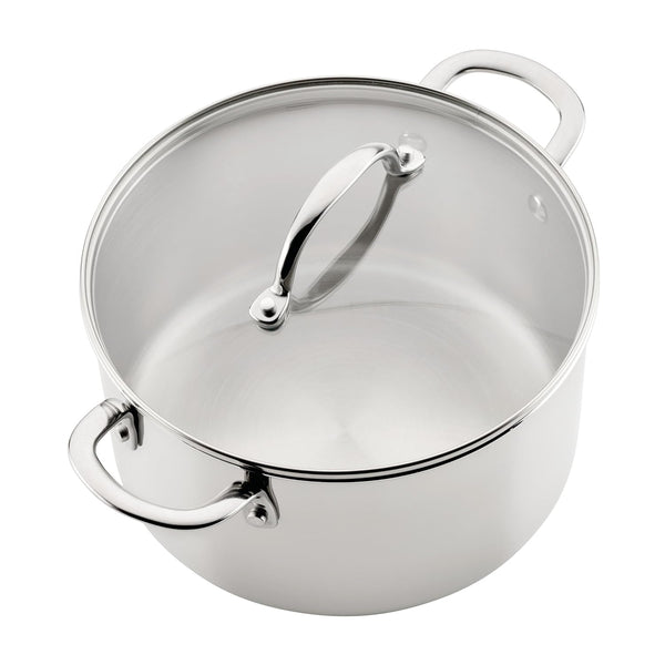Millennium Stainless Steel Pots and Pans with Lids, Induction Ready, Compatible with All Cooktops, Metal Utensil Safe, 10 Piece Cookware Set, Dishwasher Safe - Stainless Steel12