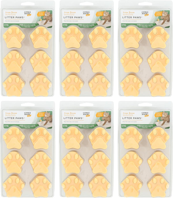 Citrus Magic Pet Odor Control Paws for Litter Boxes, Outdoor Fresh, 6-Count, 6 Count (Pack of 1)4