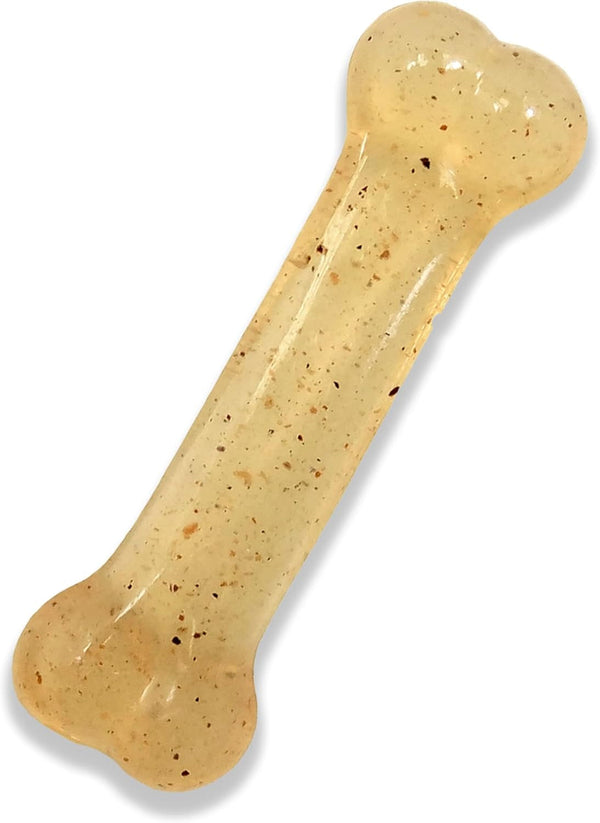 Nylabone Original Bone Flexi Chew Toy for Dogs, Flexible Dog Toys for Moderate Chewers, Chicken Flavor, Small, 1 Count | Dog Toys for Small Dogs up to 25 Lbs, Flexible Material, Gentle on Teeth, Freezable, Bouncy, Great for Seniors12