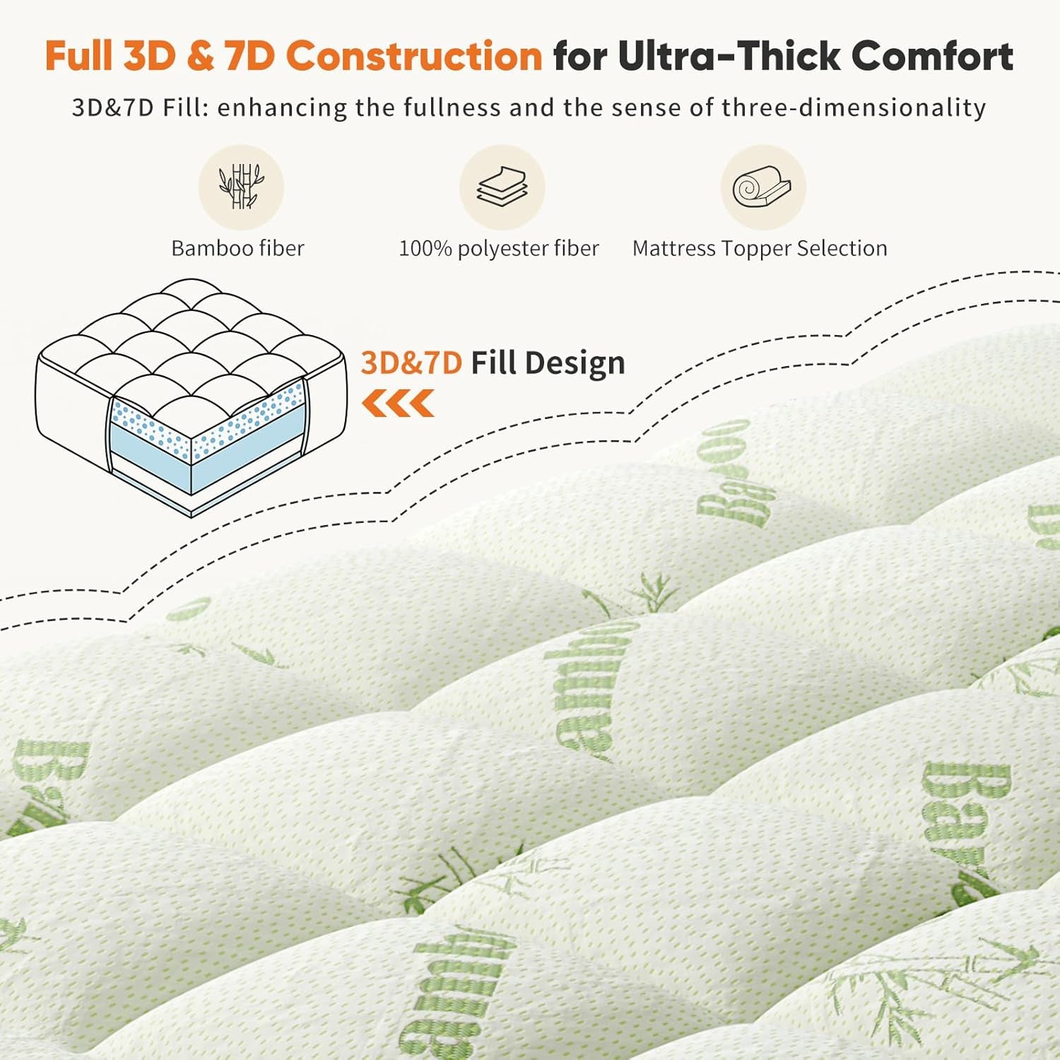 twin-mattress-topper-pillow-top-bed-topper-deep-pocket-comfort-breathable-cooling-soft-viscose-bamboo-pillow-cover-green
