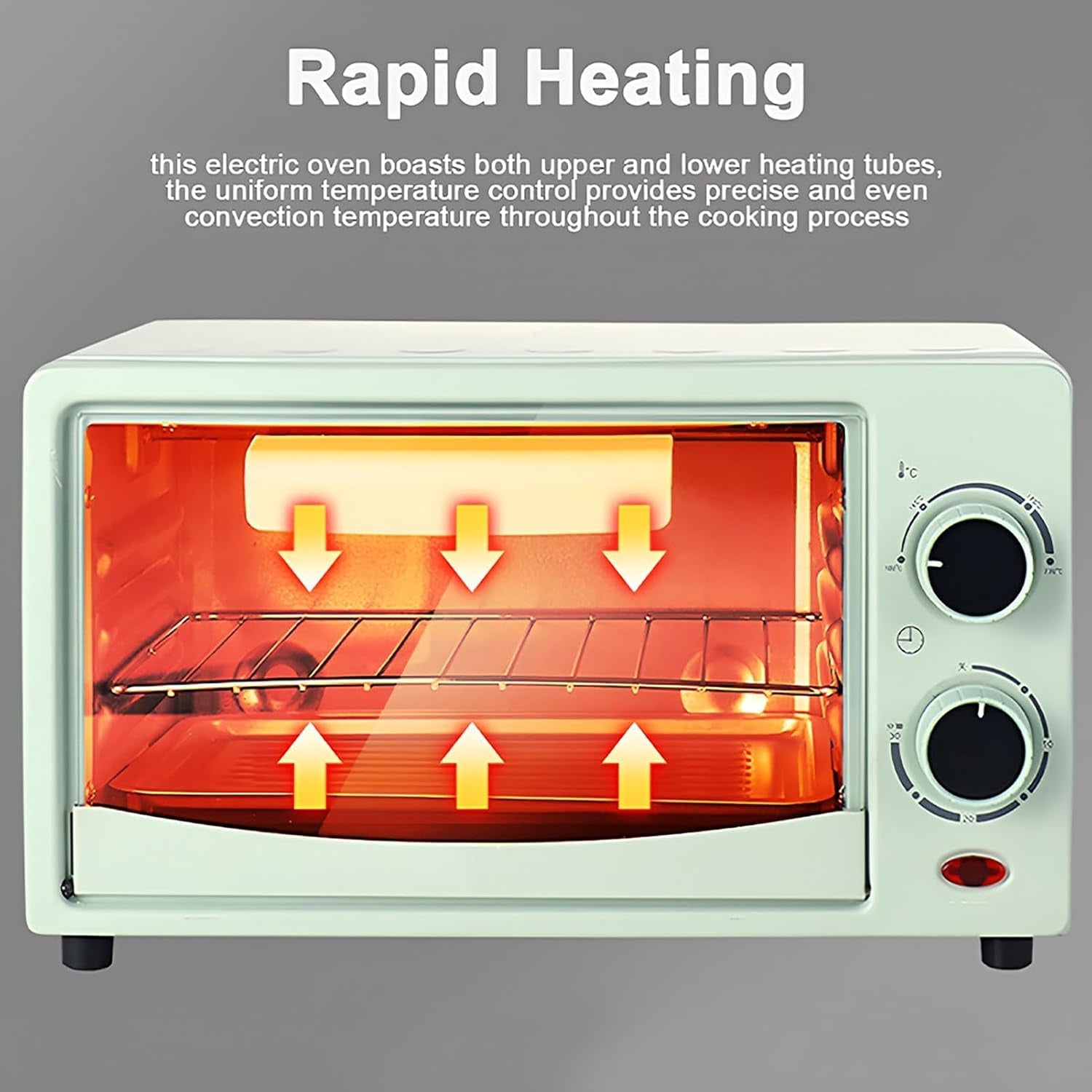 multifunctional-countertop-convection-toaster-oven-with-adjustable-temperature-for-home-and-catering-breakfast-making-red