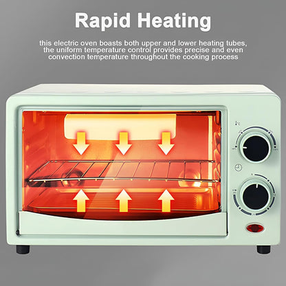 Multifunctional Countertop Convection Toaster Oven with Adjustable Temperature,For Home and Catering Breakfast Making (Red)4