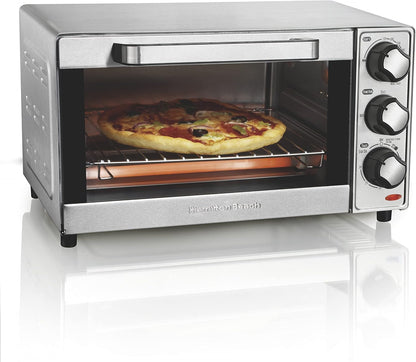 4-Slice Toaster Oven & 1.7L Glass Electric Kettle W/Auto Shutoff, Boil Dry Protection2